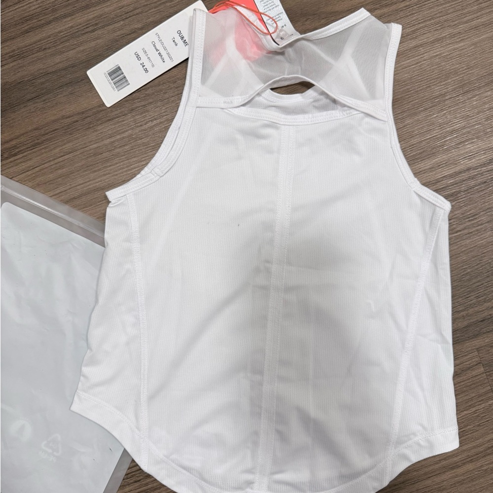 OU & me Kids White Tank Top- NEW - Picture 5 of 5